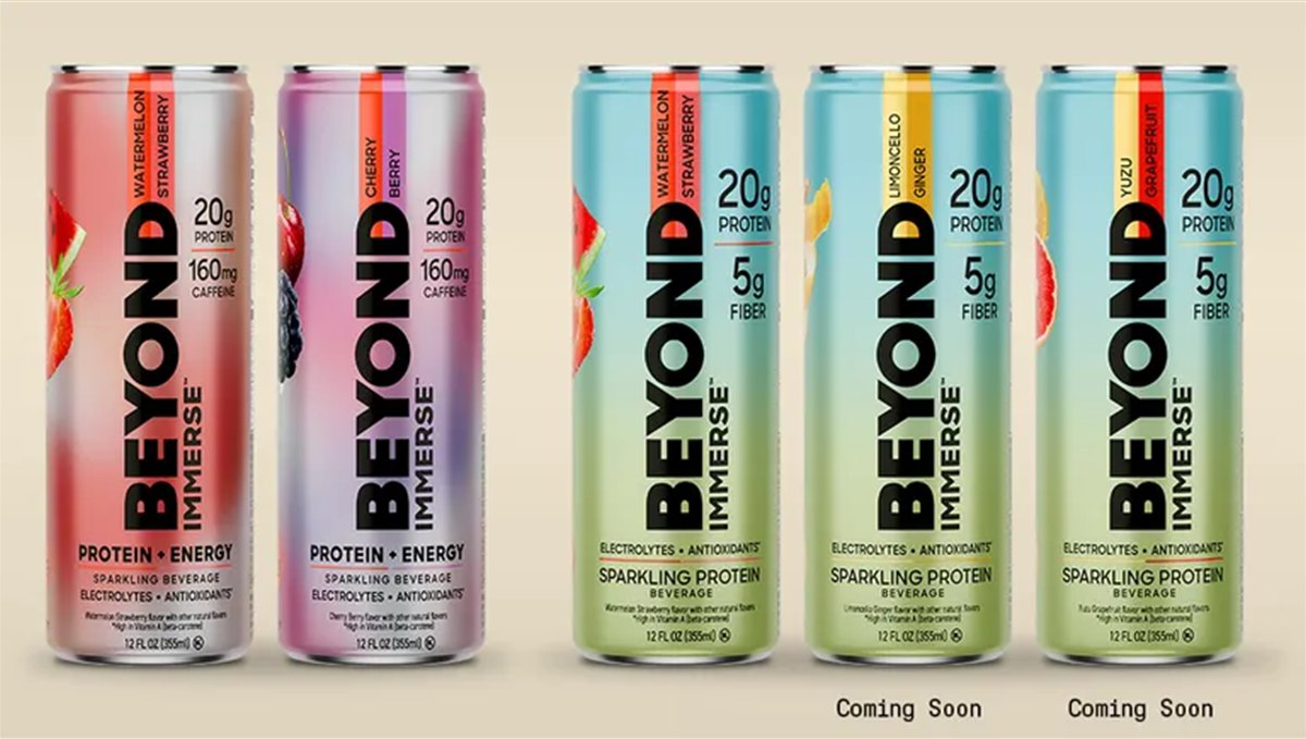 Beyond Immerse protein drinks in five flavours